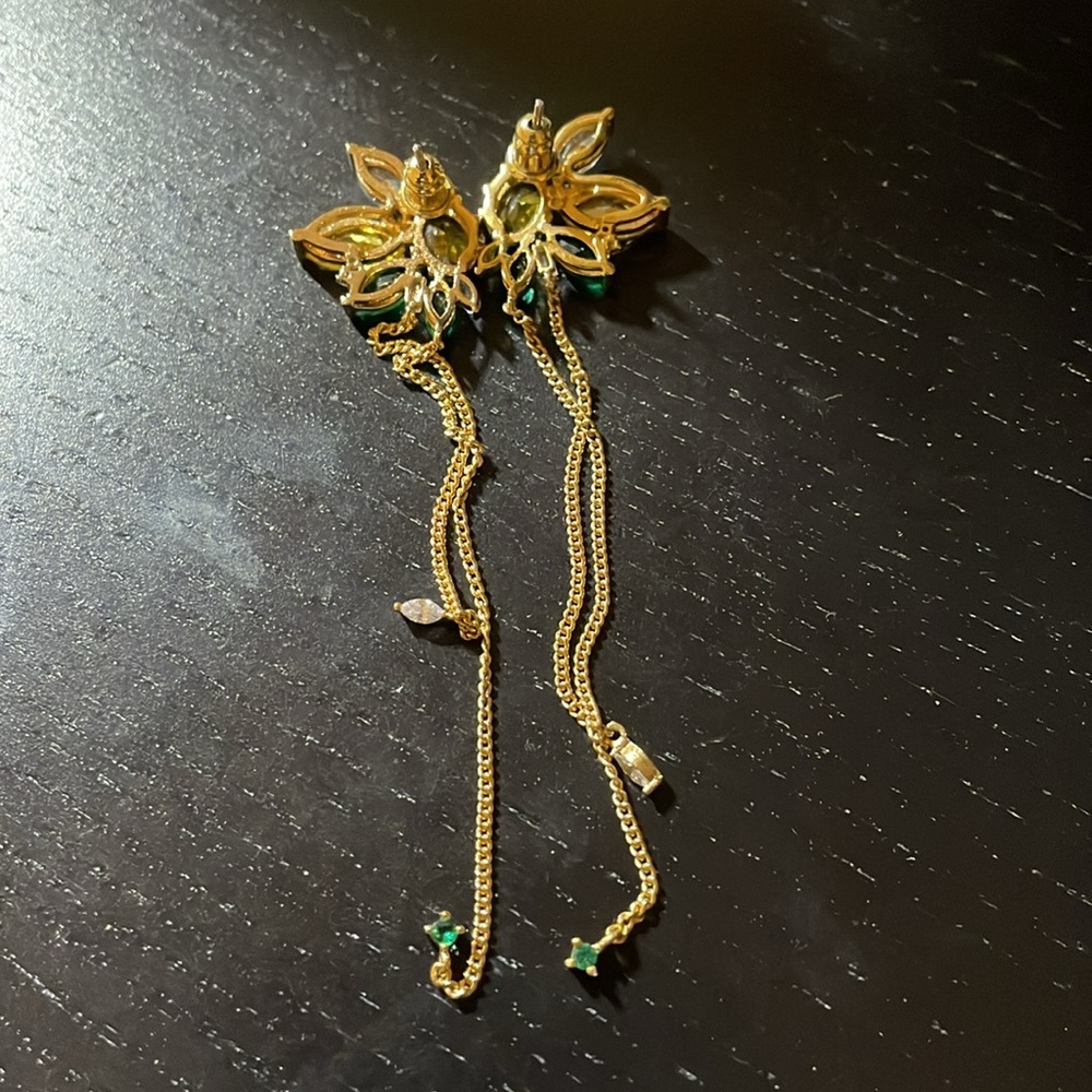Crystal earrings - Picture 2 of 3